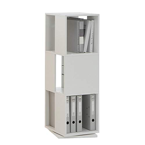 Drehbares Regal, weiss
