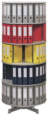 Ordnerdrehsäule 6 Etagen für 144 Ordner