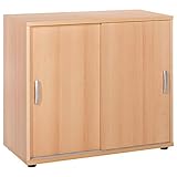 Schomburg Schiebetürenschrank PICO | HxBxT 780 x 850 x 395 mm| Buche