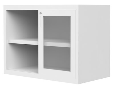 Aktenschrank mit Glastür